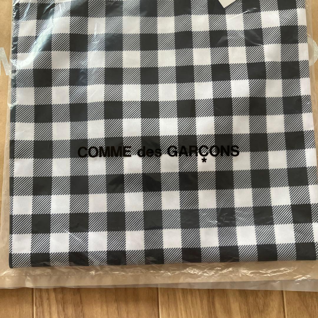 25FW COMME des GARÇONS ギンガムチェック柄Tシャツ S新品