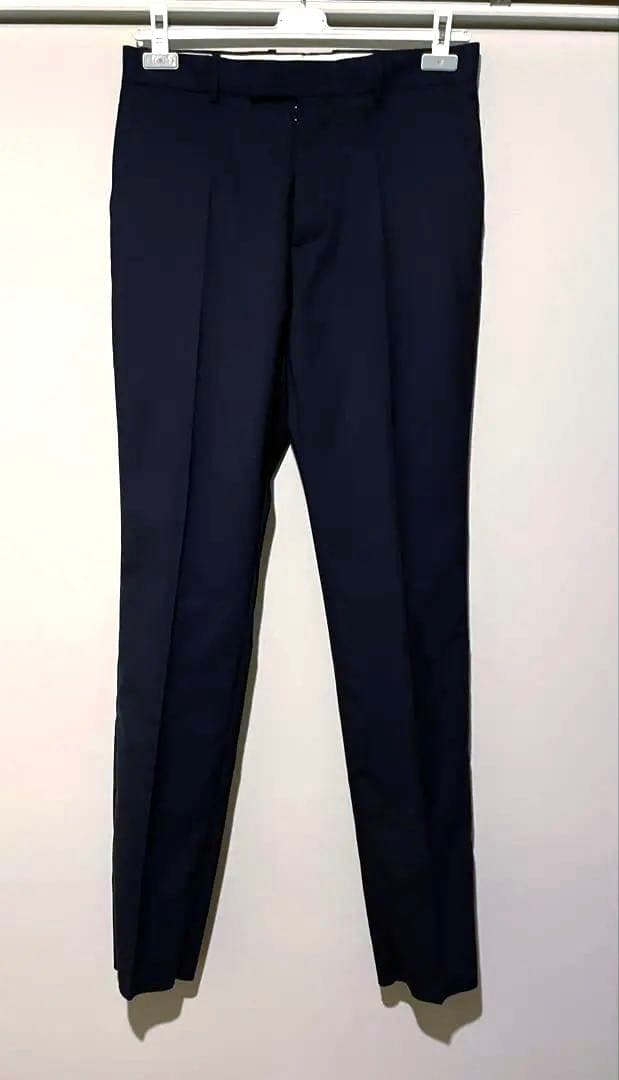 ことら　メゾンマルジェラ ノーカラージャケット セットアップ ネイビー