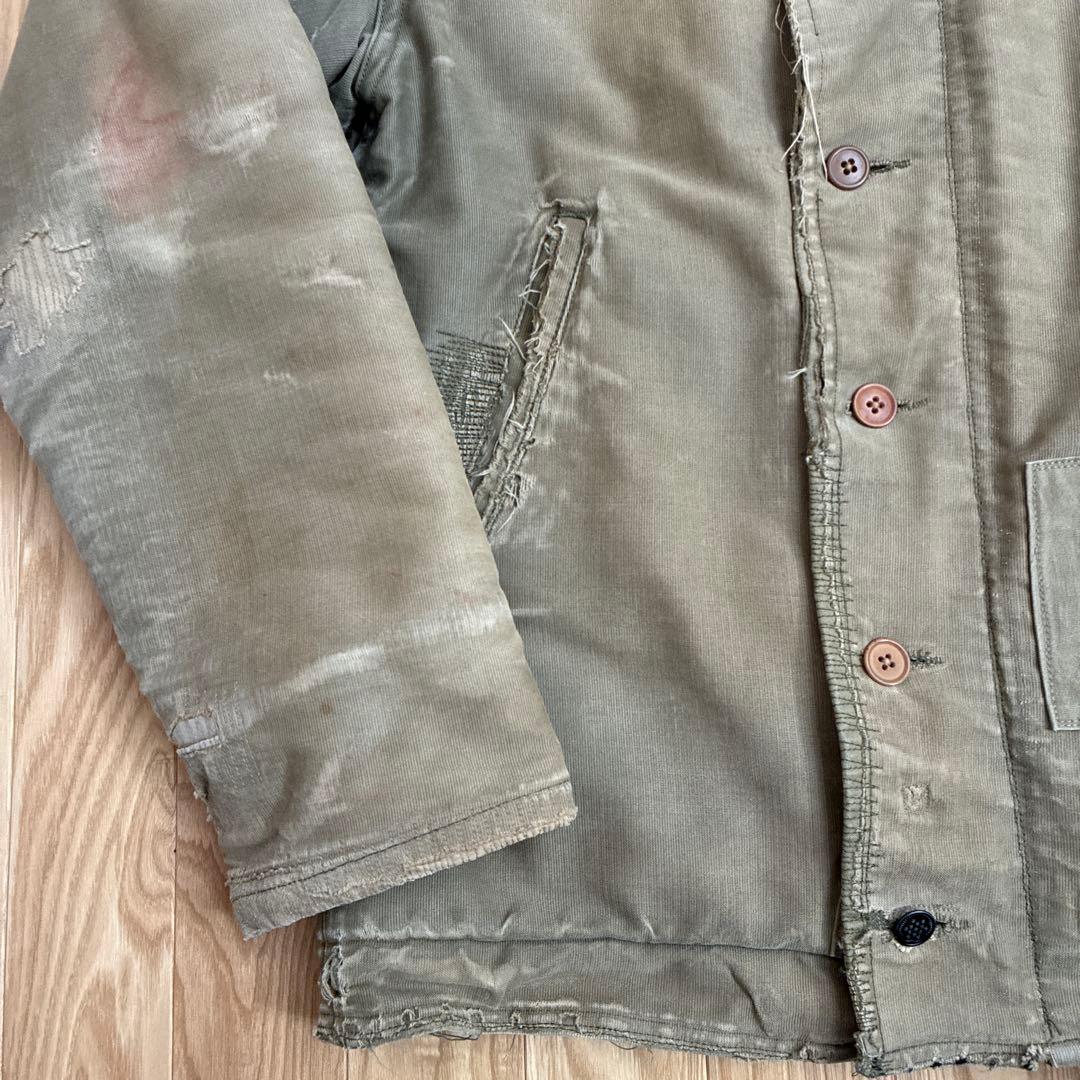 N1 40s デッキジャケット ヴィンテージ 米軍実物 ステンシル USN