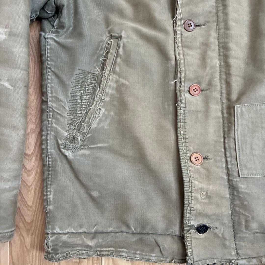 N1 40s デッキジャケット ヴィンテージ 米軍実物 ステンシル USN