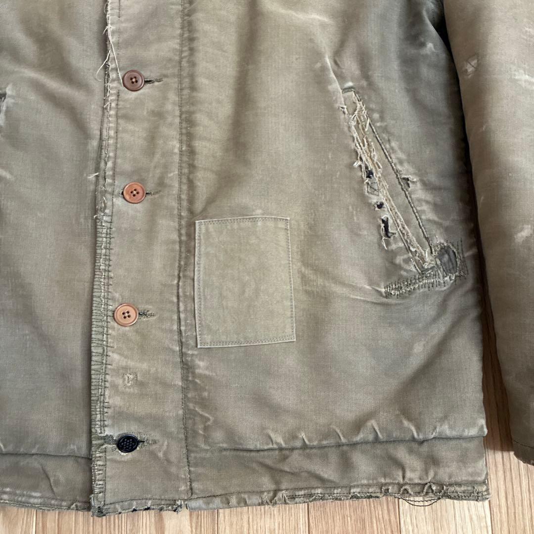 N1 40s デッキジャケット ヴィンテージ 米軍実物 ステンシル USN