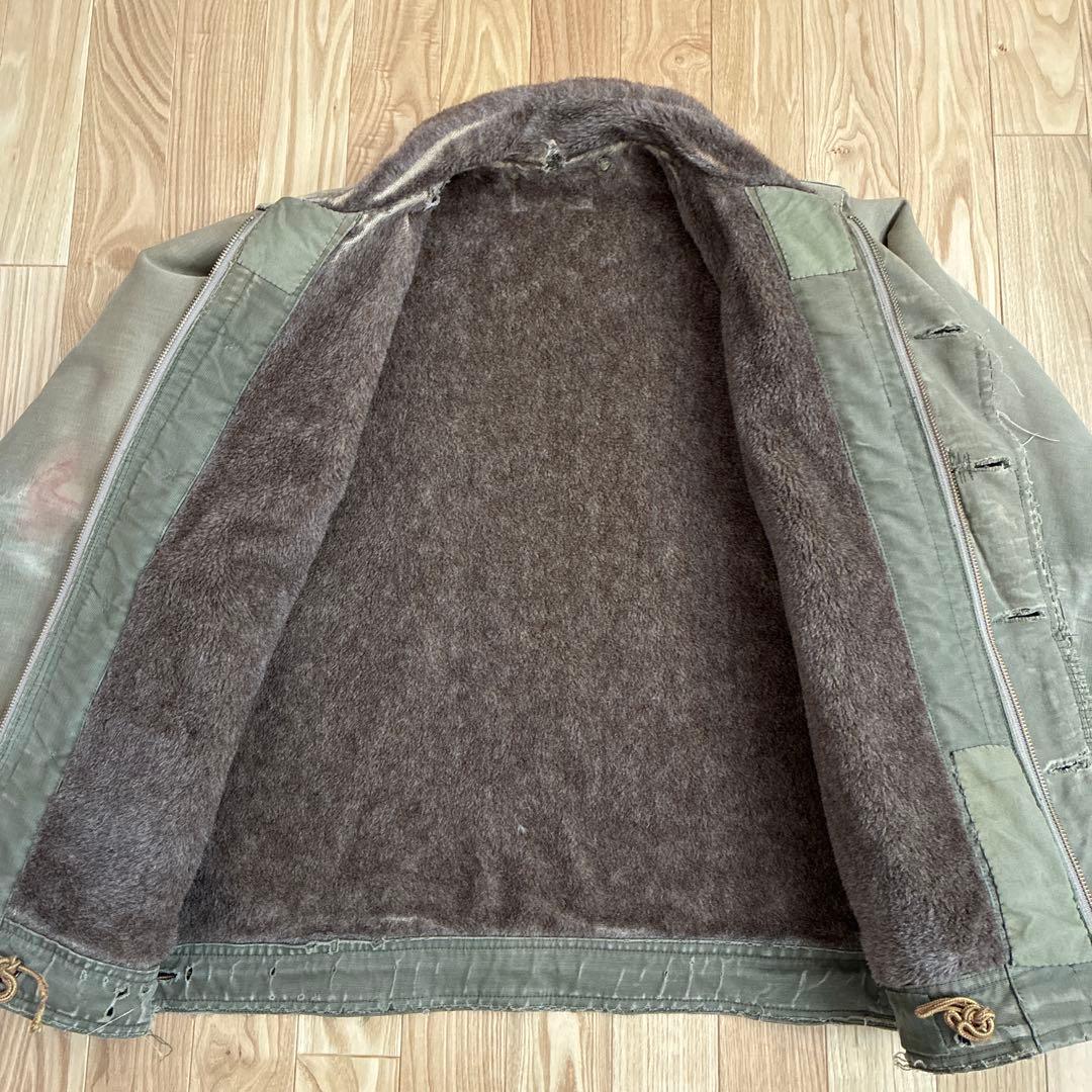 N1 40s デッキジャケット ヴィンテージ 米軍実物 ステンシル USN