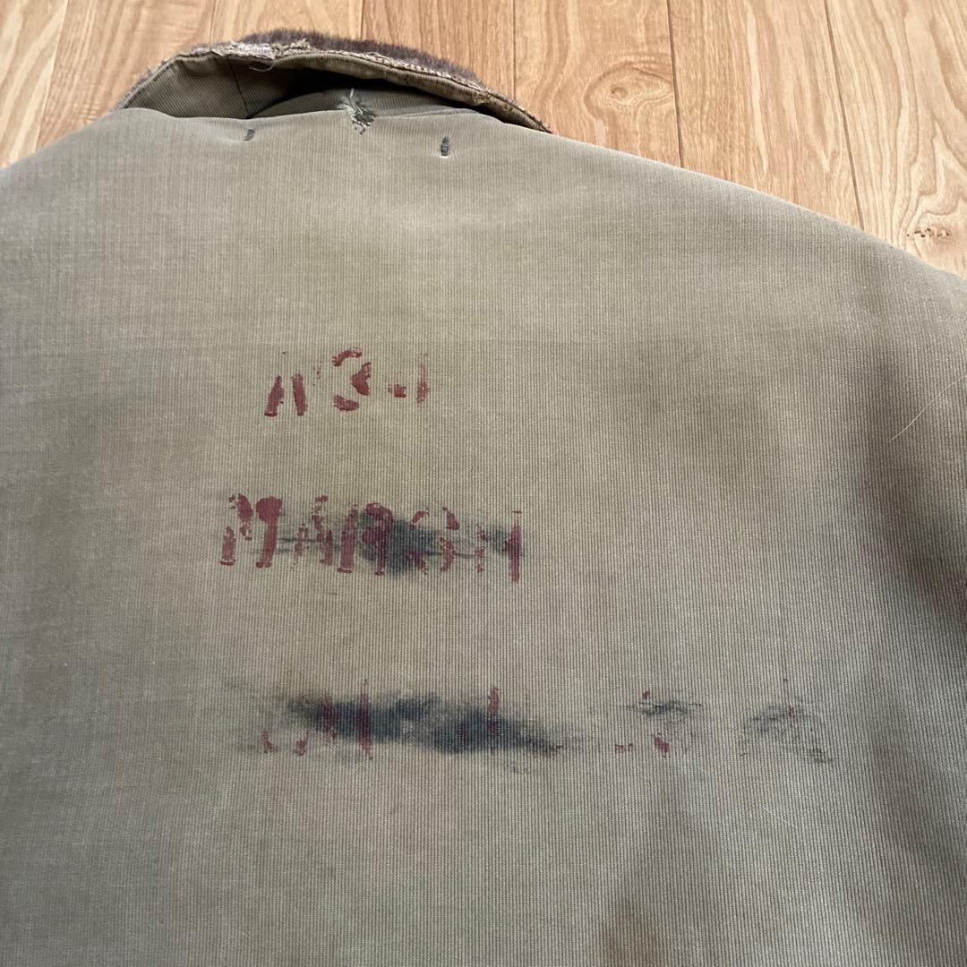 N1 40s デッキジャケット ヴィンテージ 米軍実物 ステンシル USN