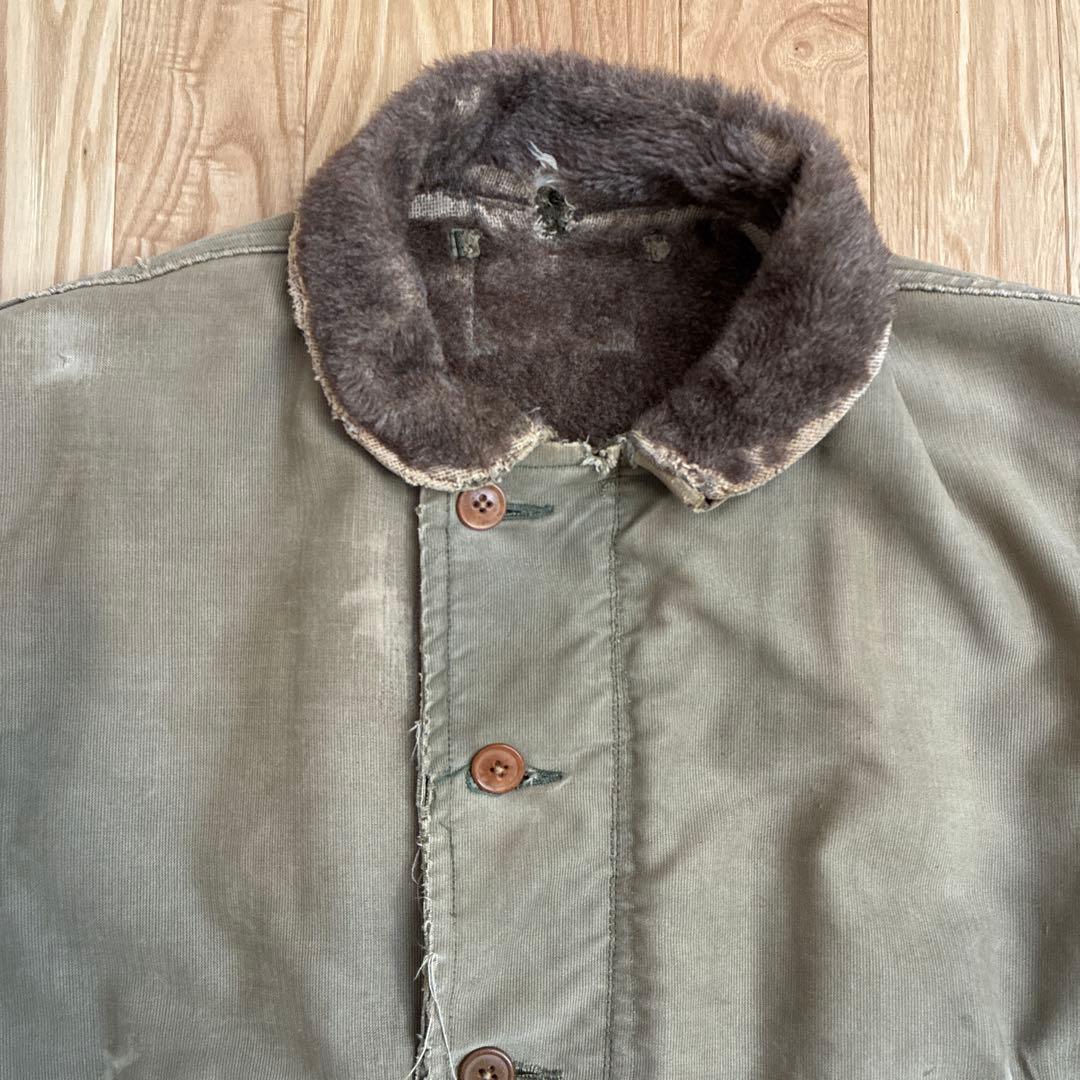 N1 40s デッキジャケット ヴィンテージ 米軍実物 ステンシル USN