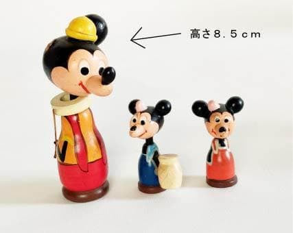 ディズニーまんがこけし「ディズニーの城」昭和レトロ