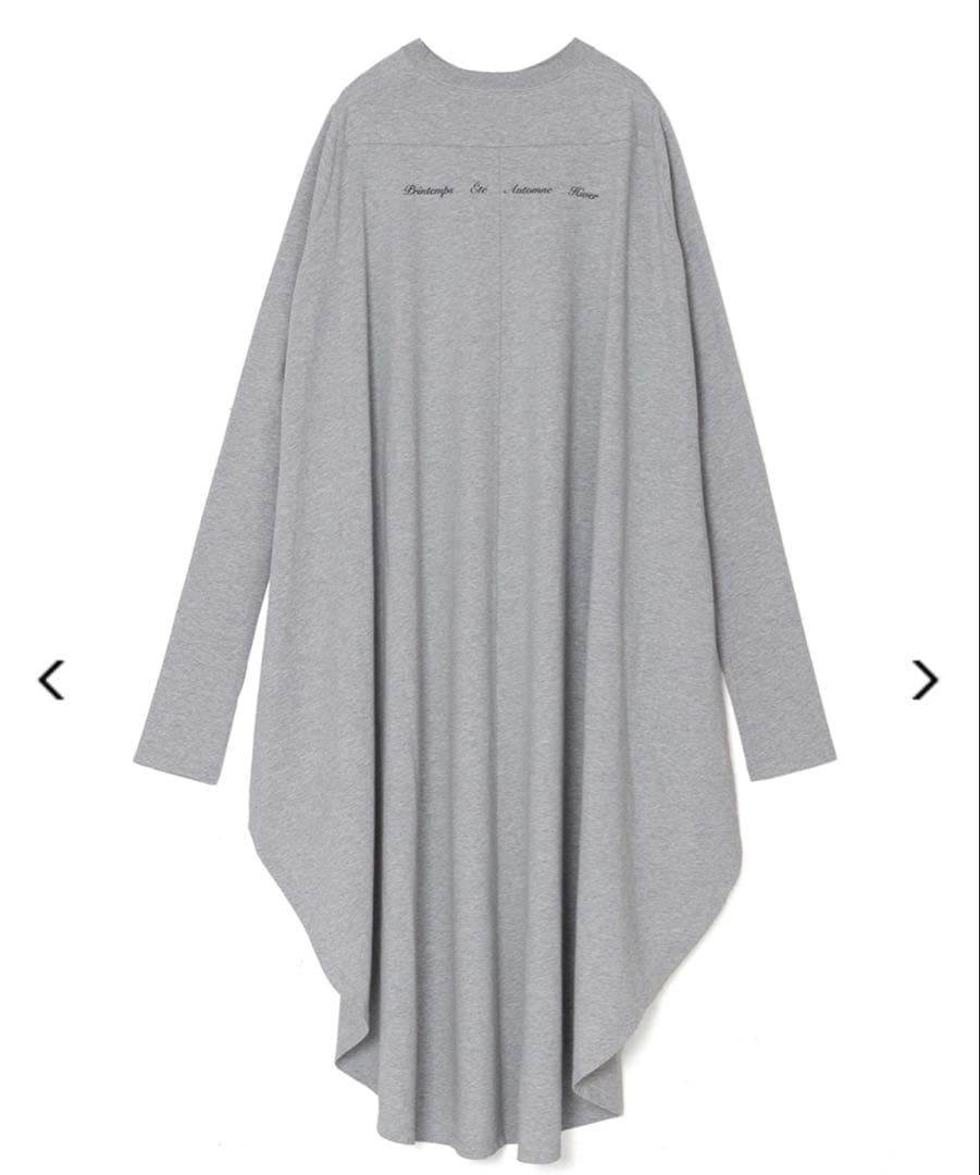 美品ミスターイットグレーkellytbdressロングTシャツ グレー36