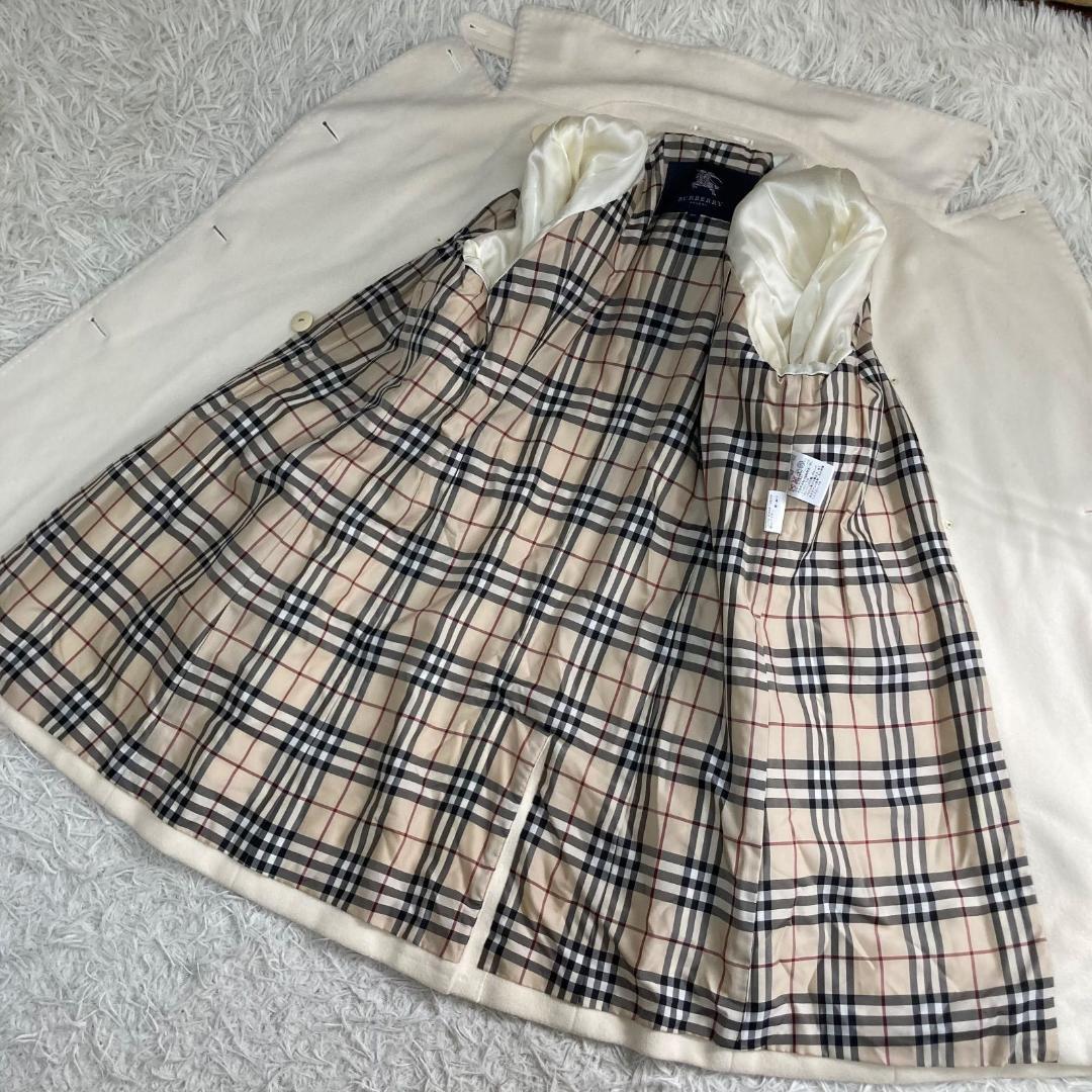 16091✨バーバリーロンドン ベルト付き トレンチコート ノバチェック 40