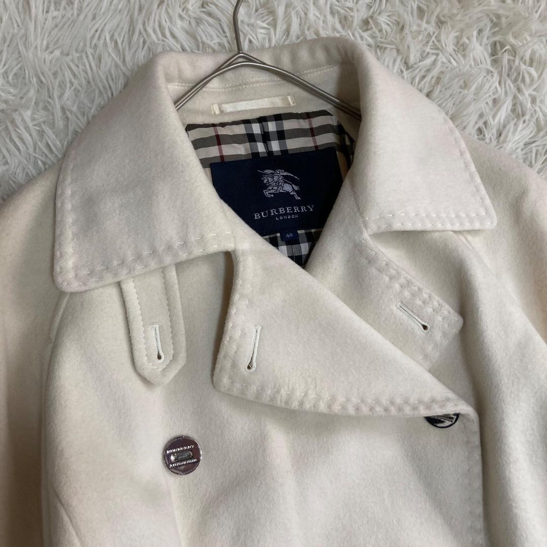 16091✨バーバリーロンドン ベルト付き トレンチコート ノバチェック 40