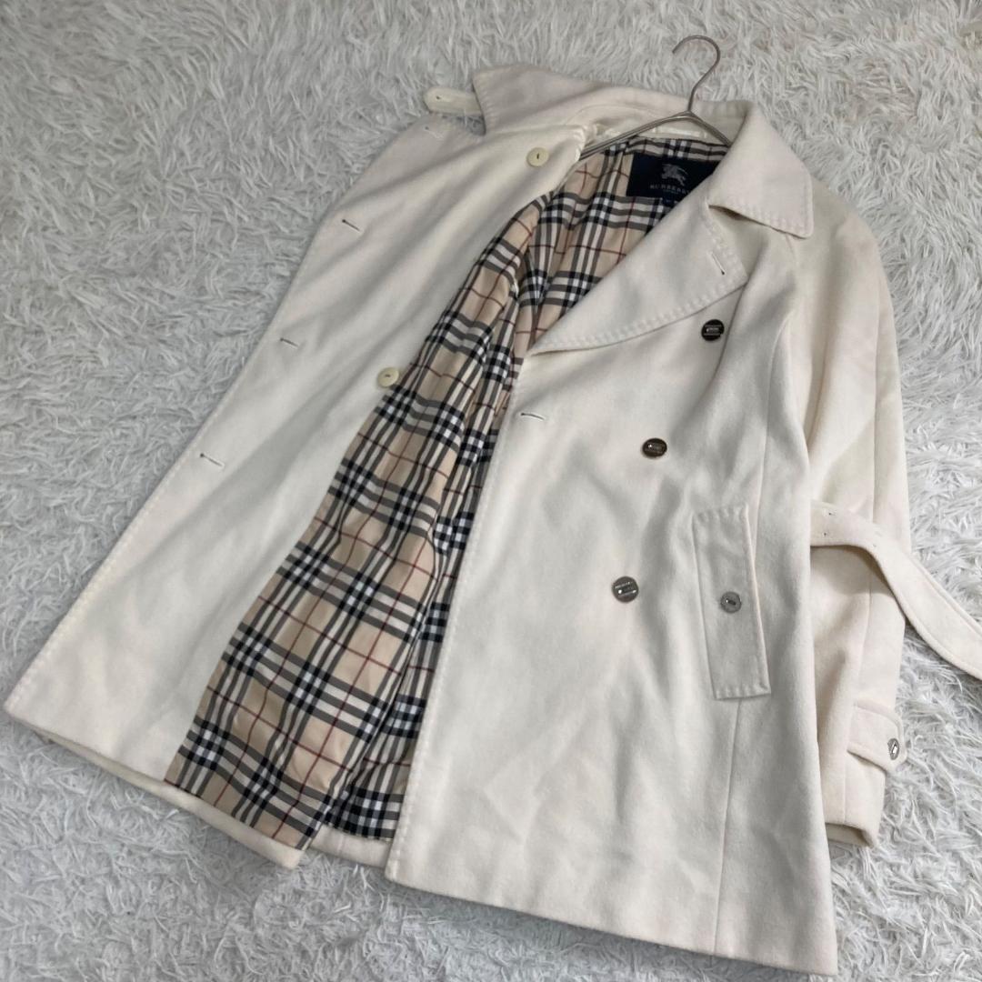 16091✨バーバリーロンドン ベルト付き トレンチコート ノバチェック 40