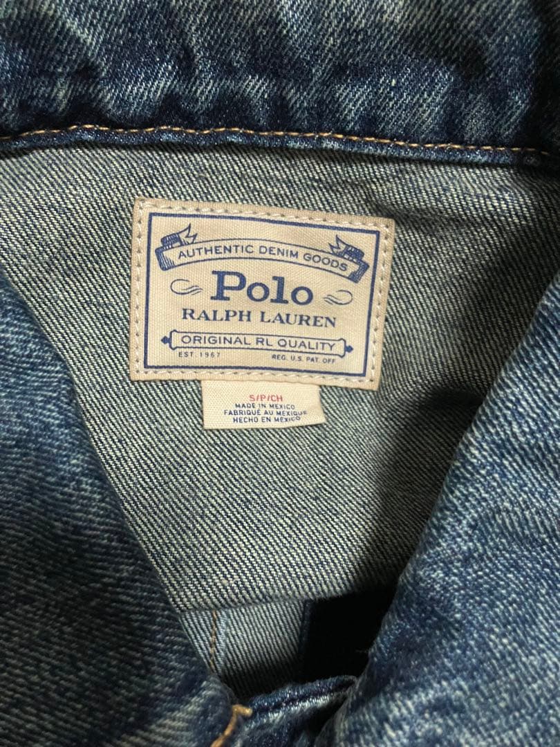 POLO RALPH LAURENポロラルフローレンダメージ加工デニムジャケット