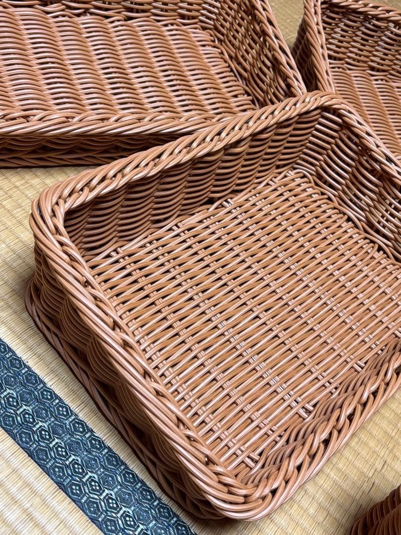 傾斜バスケット　PP製　洗える　45ｘ30　5セット