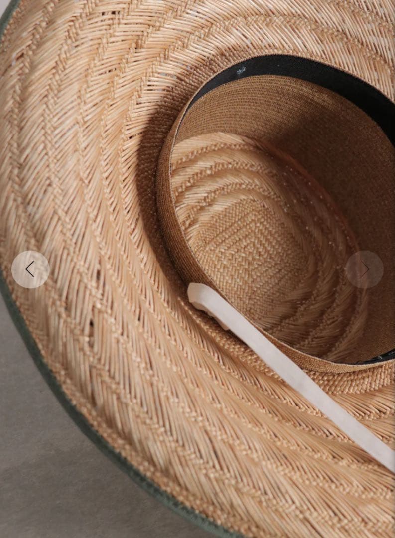 週末限定値下げ 新品：chisaki： Lein パオ素材 シルクリボン ハット