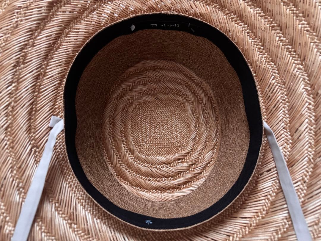 週末限定値下げ 新品：chisaki： Lein パオ素材 シルクリボン ハット