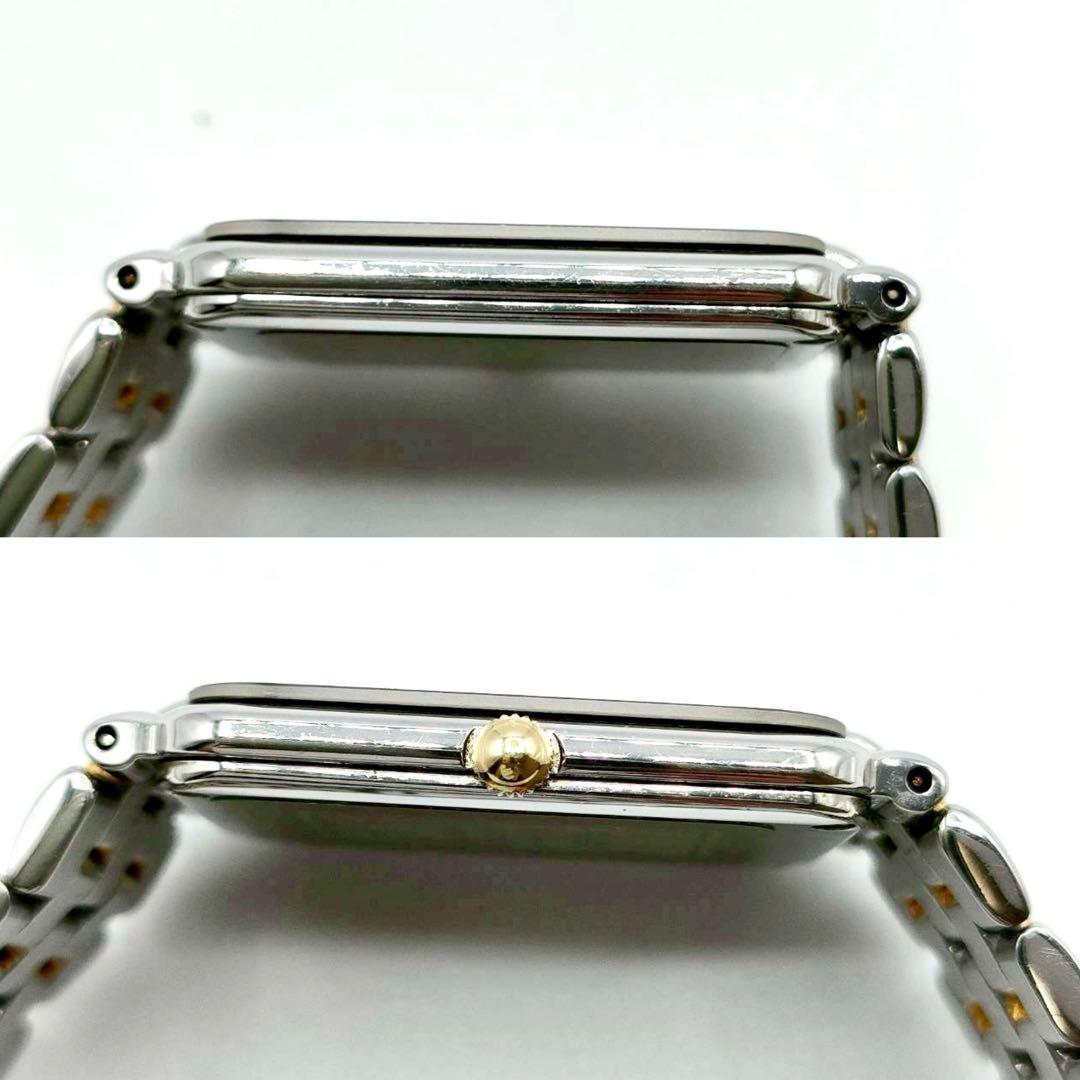 新品電池 稼働品 RADO✨フローレンス デイト ダイヤ4P コンビ スクエア