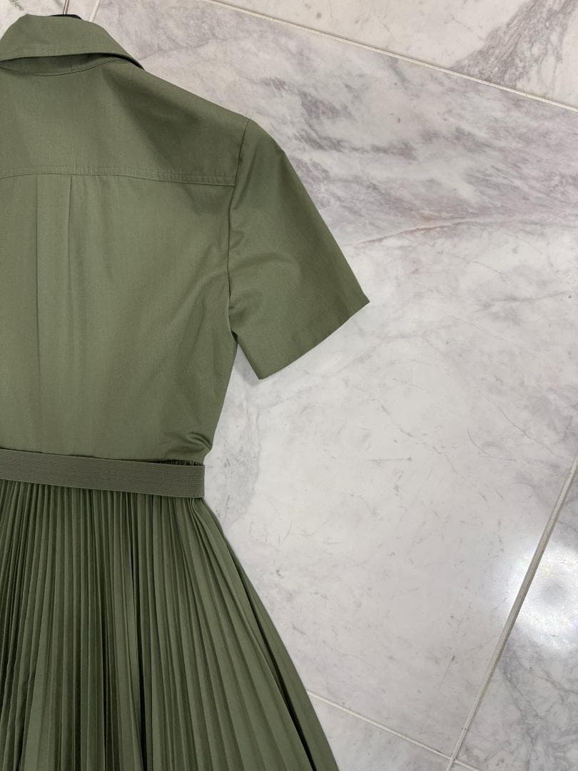 未使用★TORY BURCH ポプリンプリーツシャツドレス 2