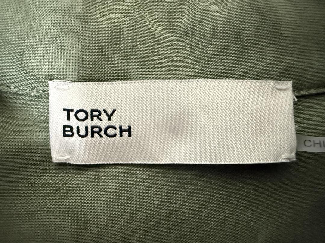 未使用★TORY BURCH ポプリンプリーツシャツドレス 2
