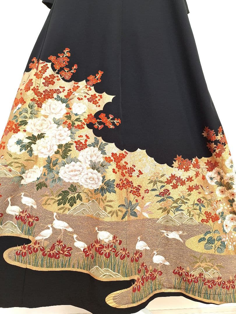 着物リメイクワンピース3663