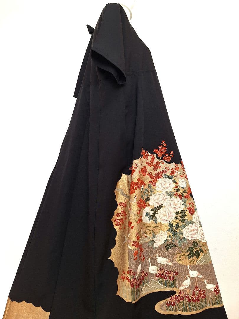 着物リメイクワンピース3663