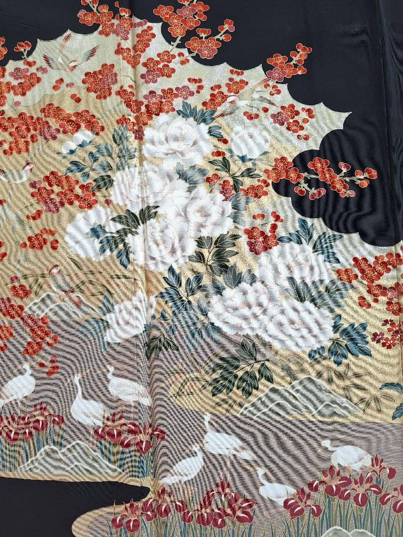 着物リメイクワンピース3663