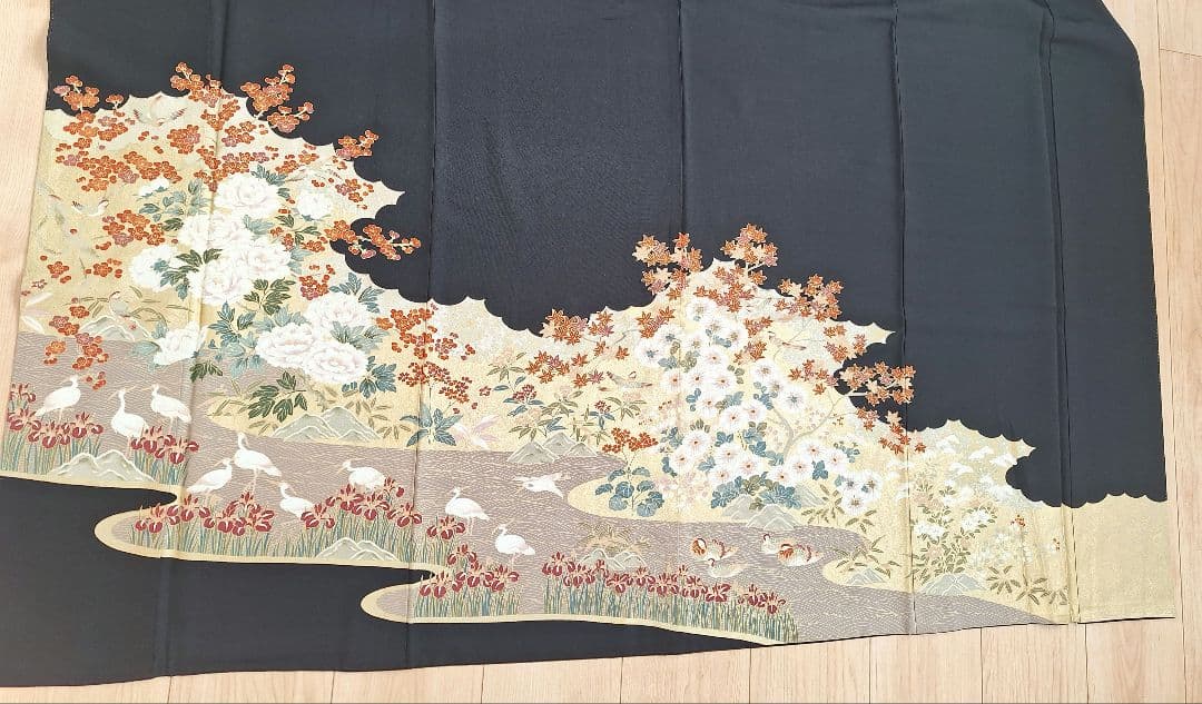 着物リメイクワンピース3663