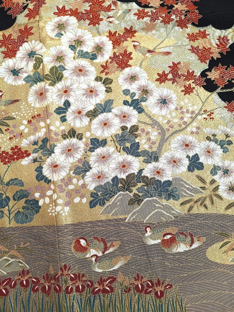 着物リメイクワンピース3663