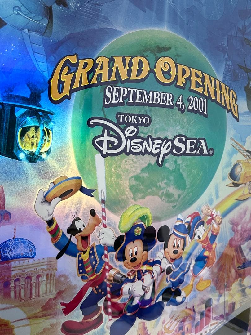 B2 ポスター　ディズニーシー　グランドオープン　ポスター　ミッキー　ミニー