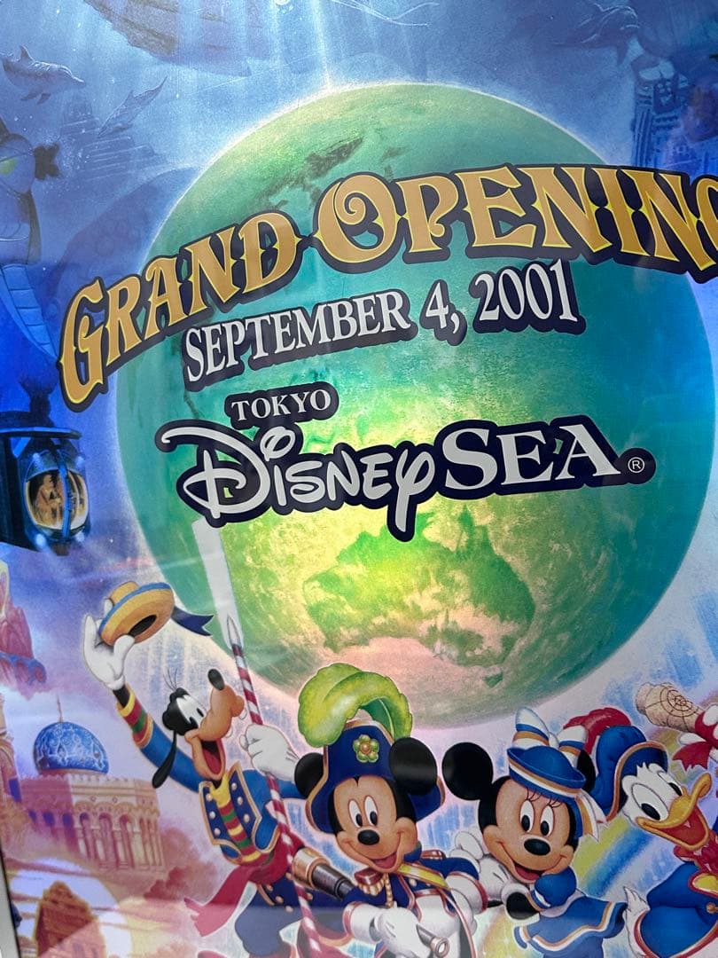 B2 ポスター　ディズニーシー　グランドオープン　ポスター　ミッキー　ミニー