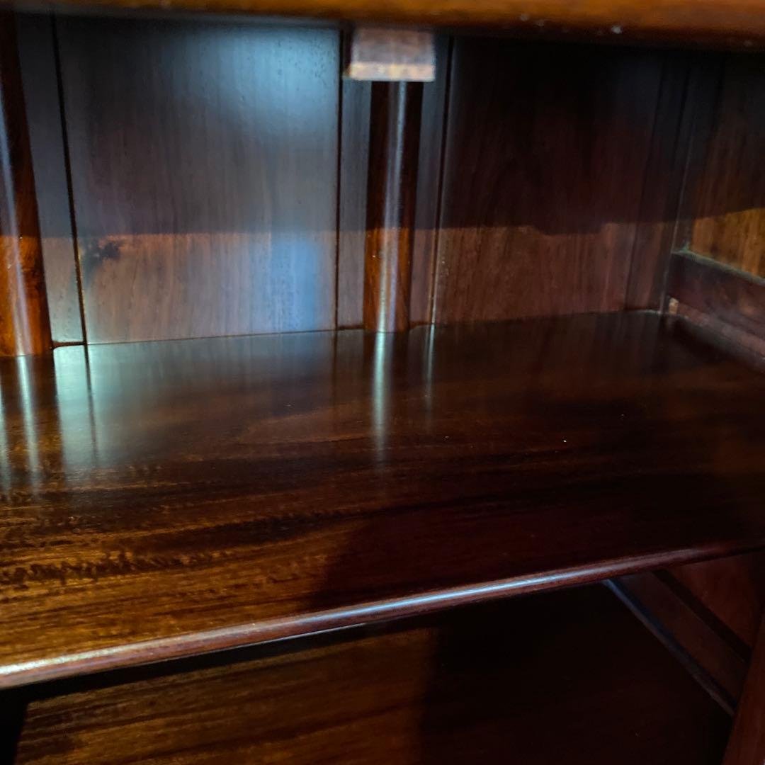 唐木家具　高級　花梨茶棚　希少　アジアン　アンティーク　茶箪笥　保証書付き