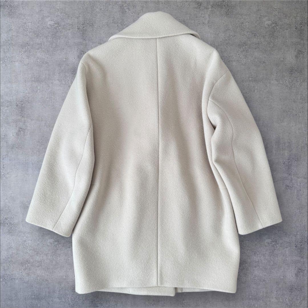 22AW IENA イエナ super140 ウールコクーンショートコート 38