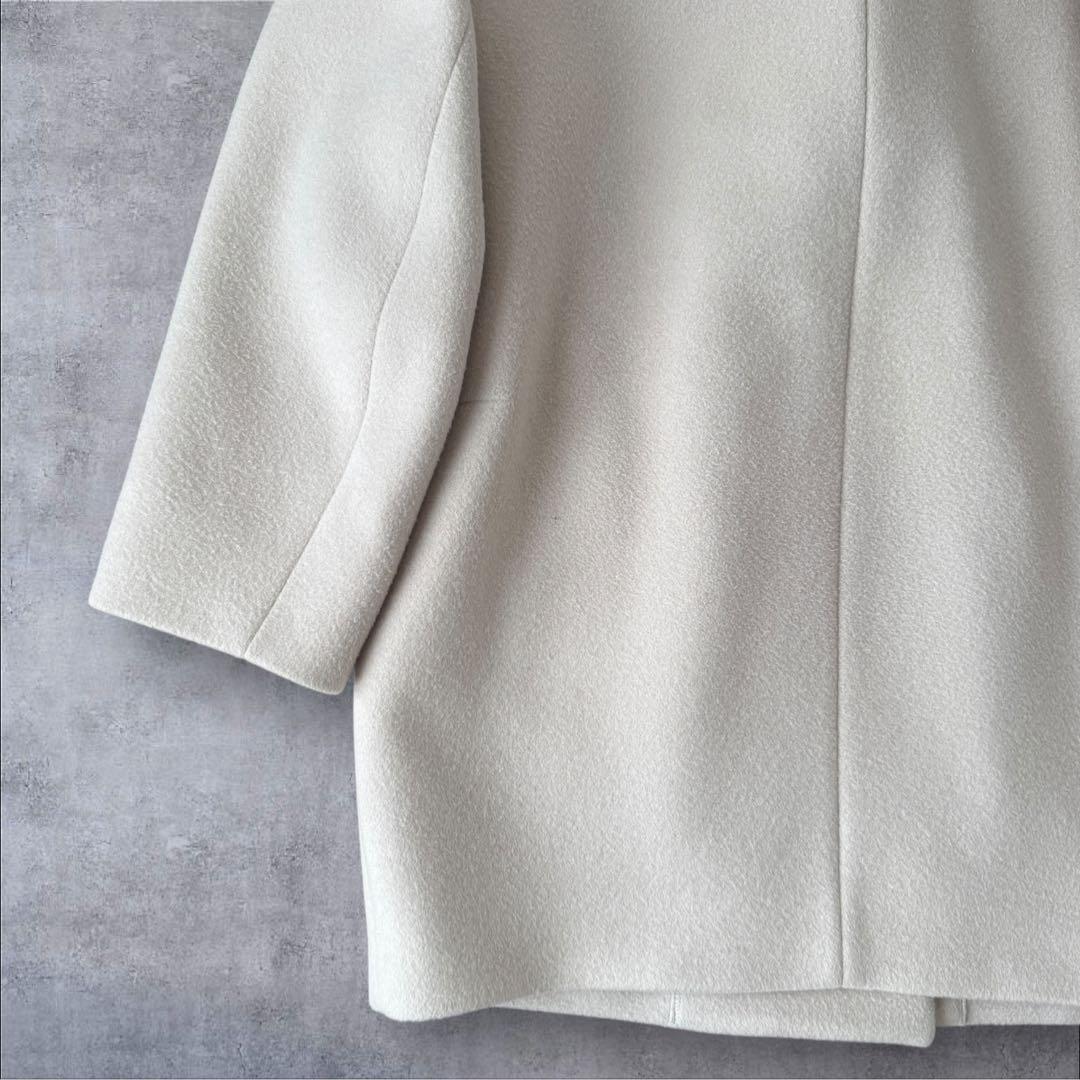 22AW IENA イエナ super140 ウールコクーンショートコート 38