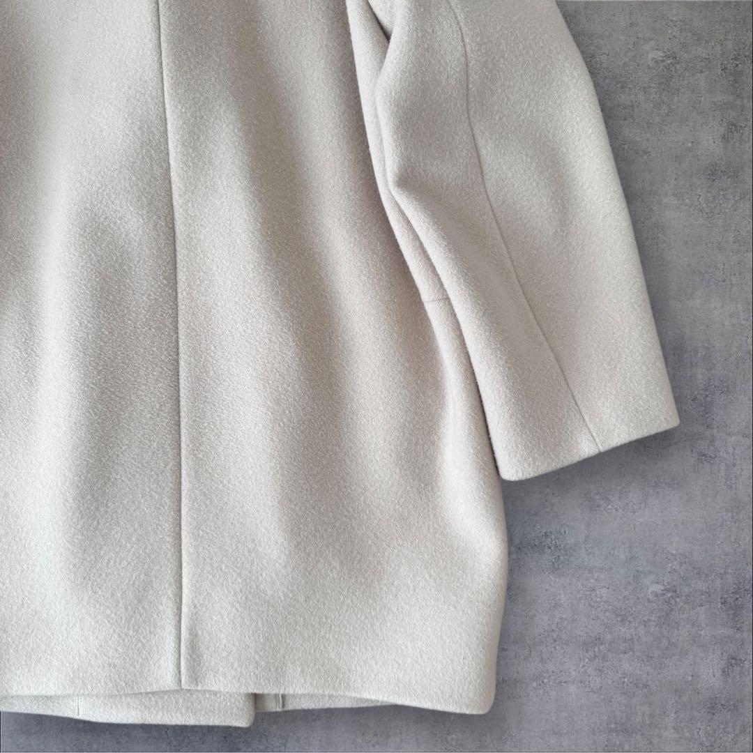 22AW IENA イエナ super140 ウールコクーンショートコート 38