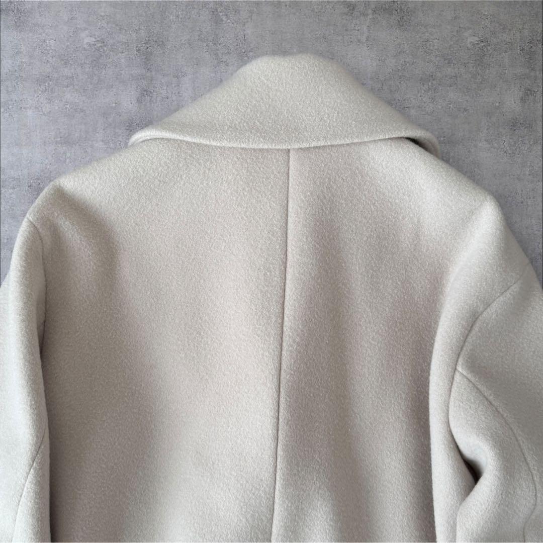 22AW IENA イエナ super140 ウールコクーンショートコート 38