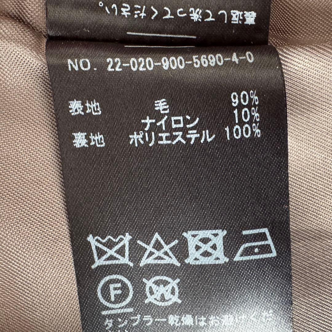 22AW IENA イエナ super140 ウールコクーンショートコート 38