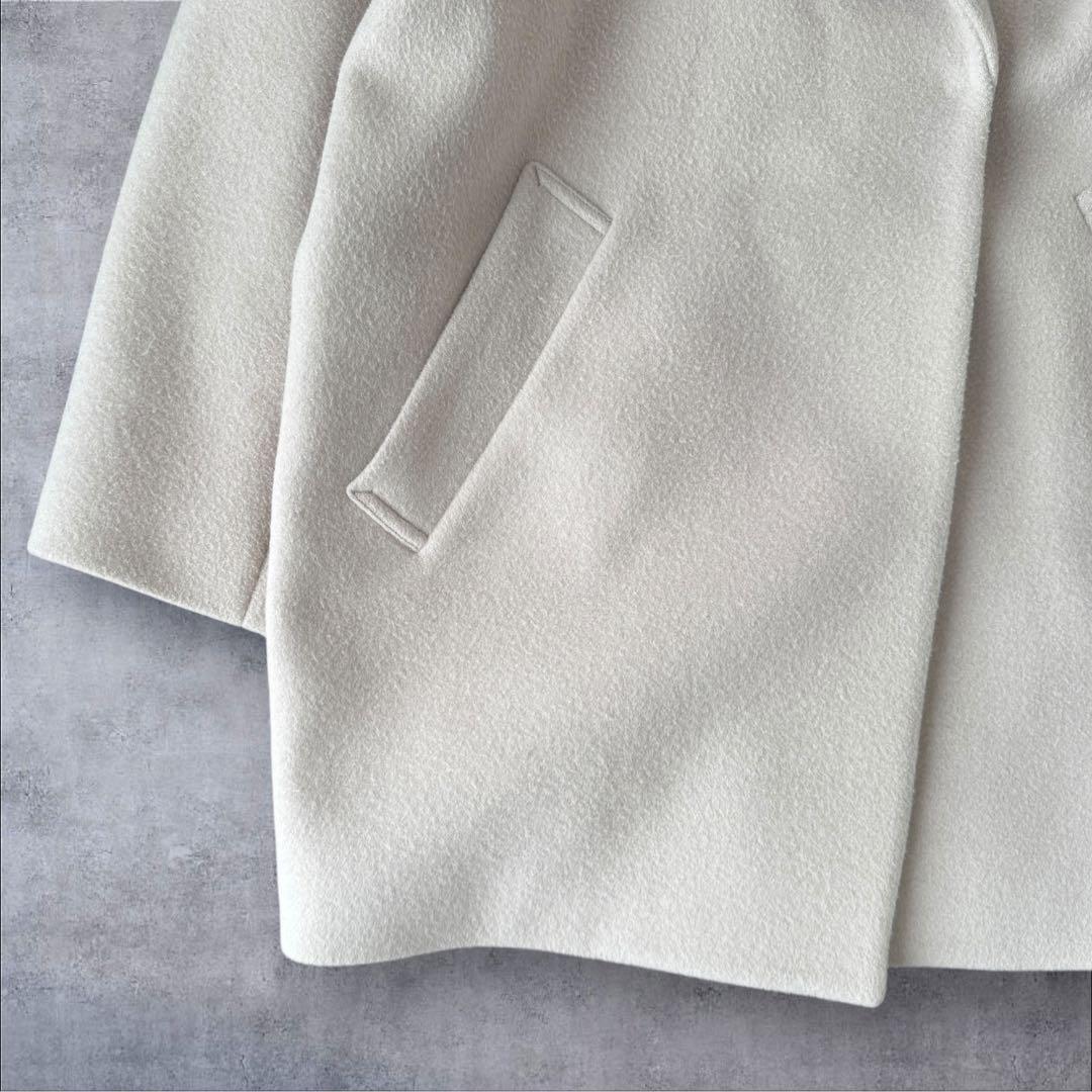 22AW IENA イエナ super140 ウールコクーンショートコート 38