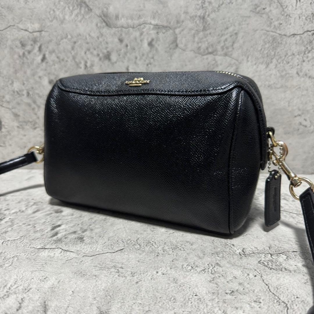 極美品✨️コーチ ミニボストン ショルダーバッグ ベネット 黒 F76629