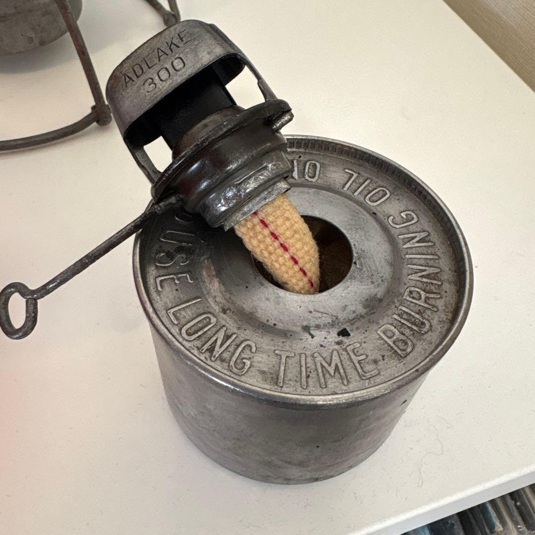 アドレイク　ケロ 300 レイルロードランタン 赤ガラス