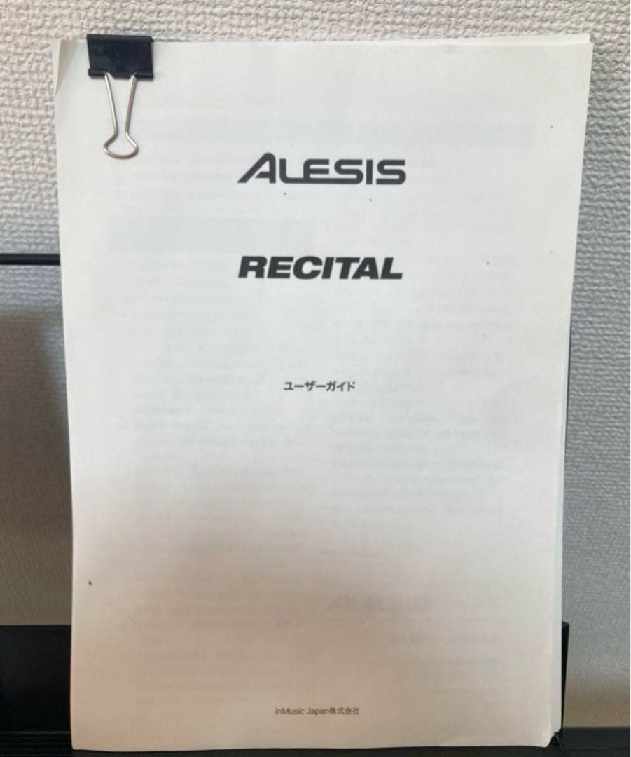 ☆ 付属品多数！！ ALESIS RECITAL 電子ピアノ アレシス 88鍵盤