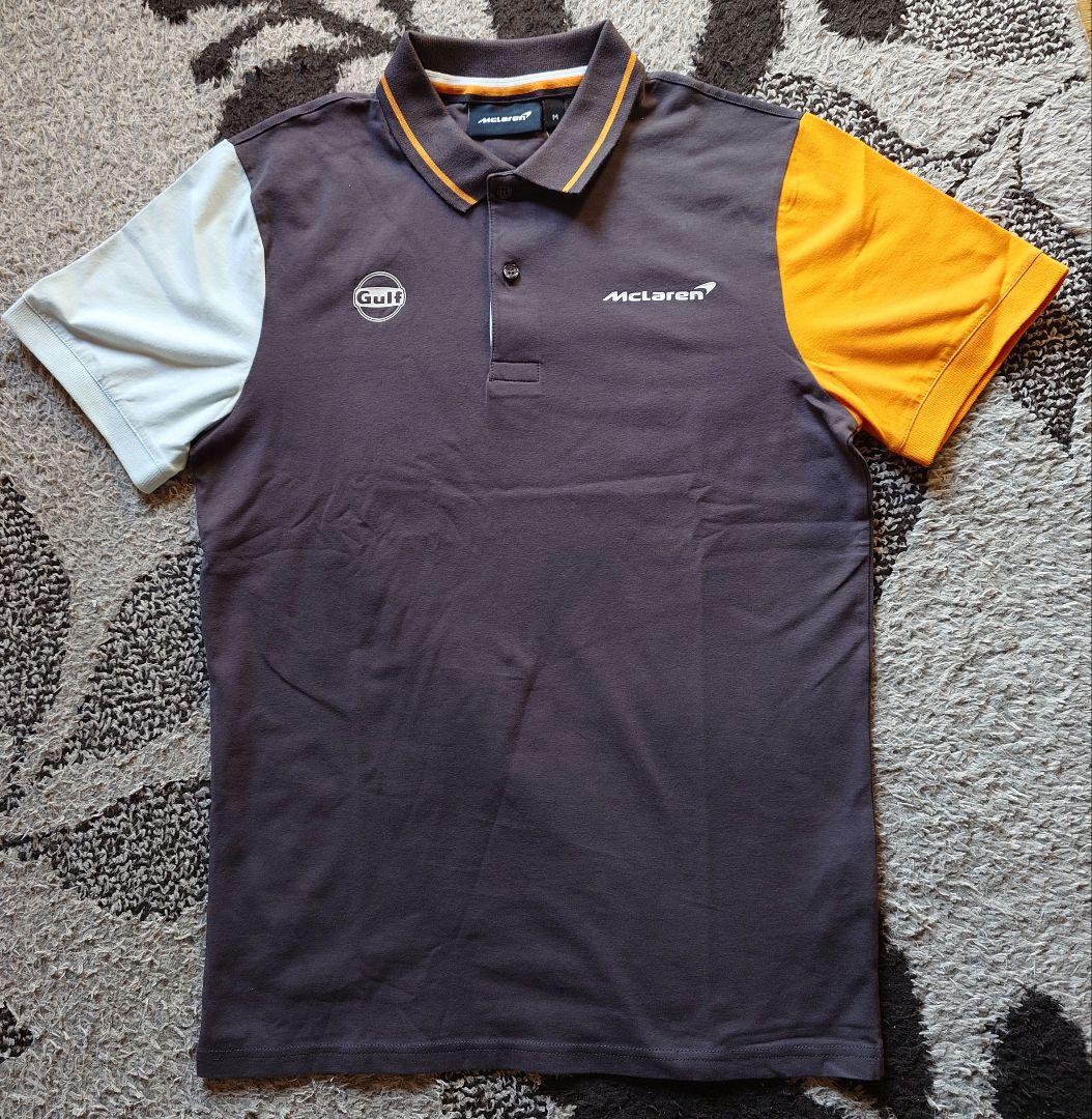 F1マクラーレン ポロシャツ GULFカラー
