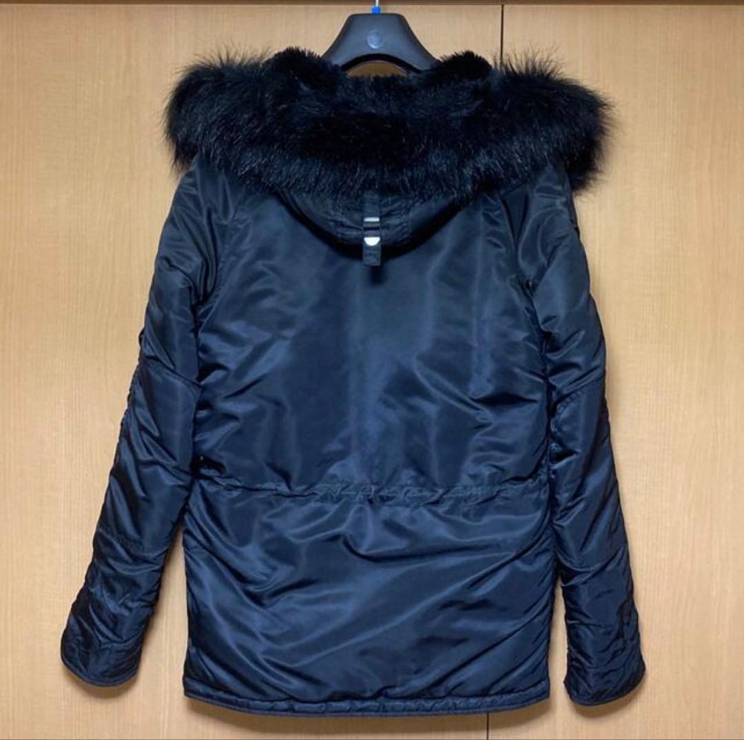 【美品】オールブラック ALPHA アルファ N-3B タイトフィット