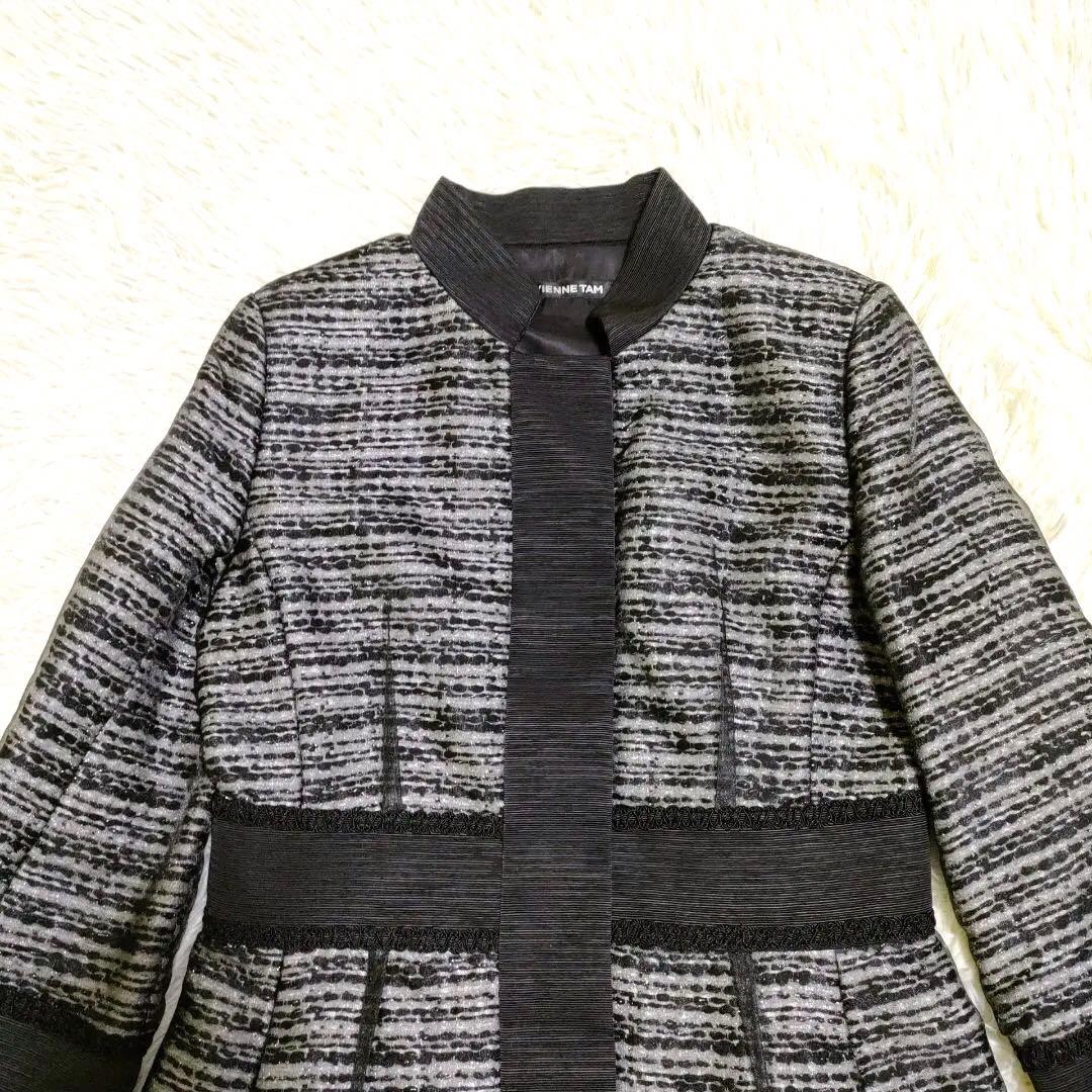 ヴィヴィアンタム シフォンヴェールに包まれたコート レース装飾