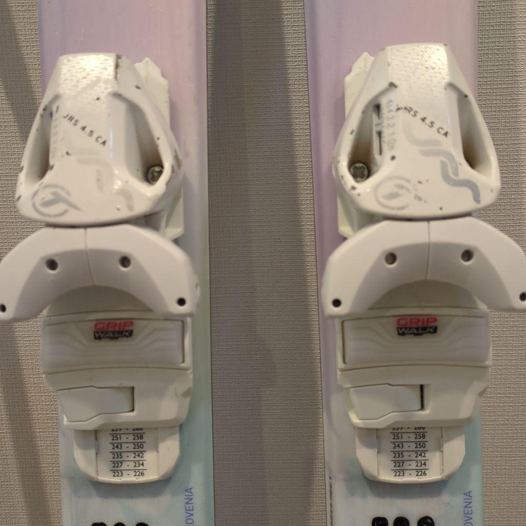 STREULEスキー板130センチ、ストック95センチ、ブーツ23センチ　高学年