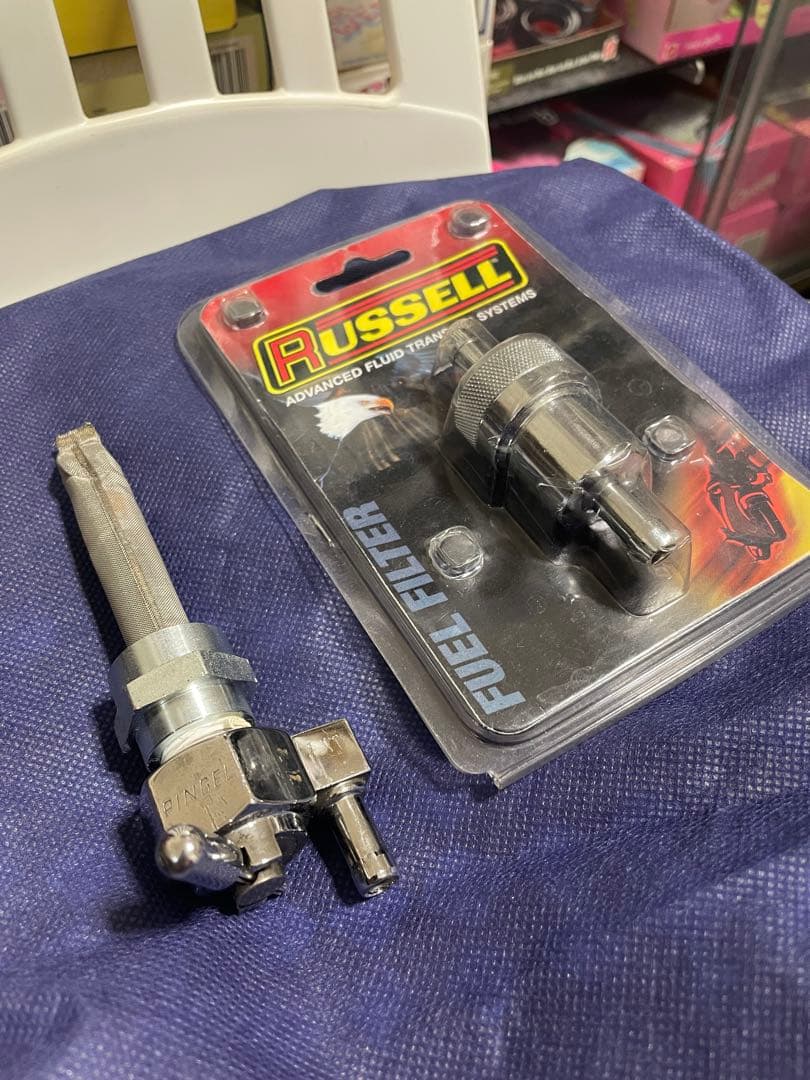 pingel ガスコック ペットコック 付属品有り ハーレー