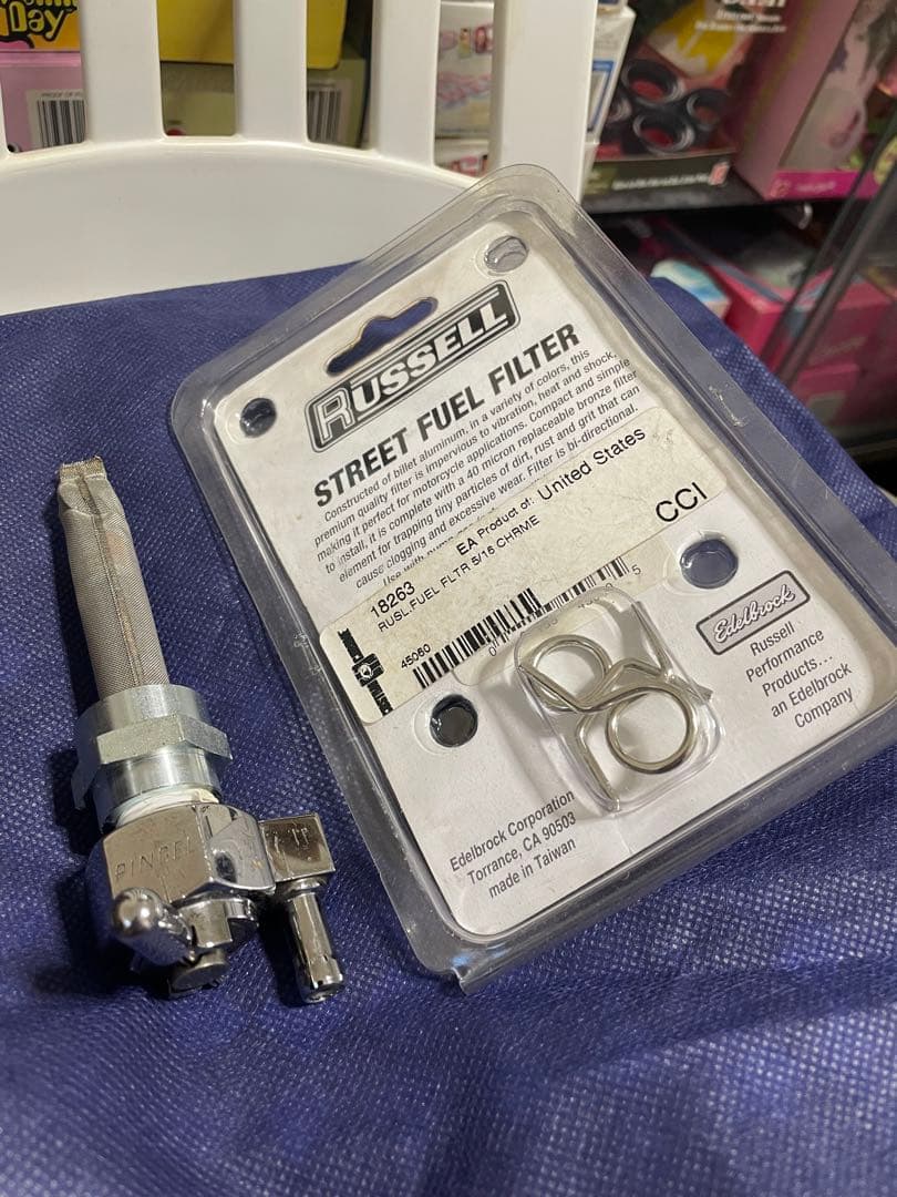 pingel ガスコック ペットコック 付属品有り ハーレー