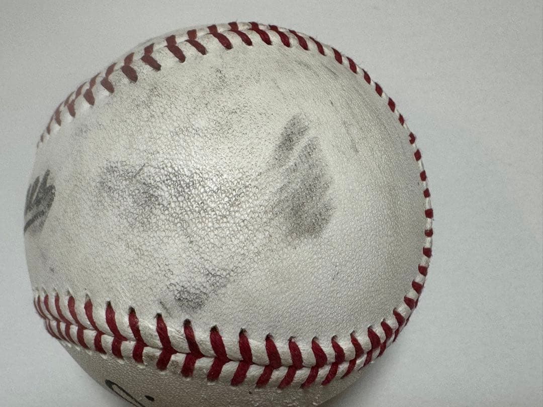 千葉ロッテマリーンズ 佐々木朗希 直筆サインボール ロゴ入り練習球　非売品