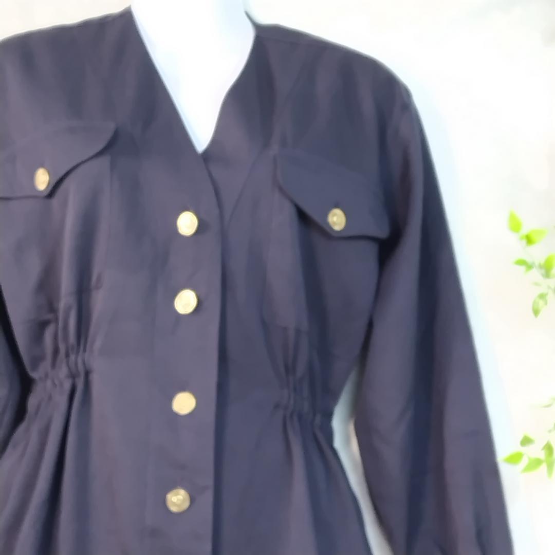 【GUCCI】ワンピース　ヴィンテージ　金ボタン　38 M