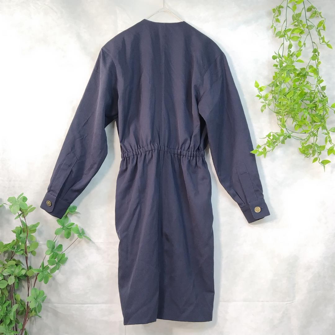 【GUCCI】ワンピース　ヴィンテージ　金ボタン　38 M