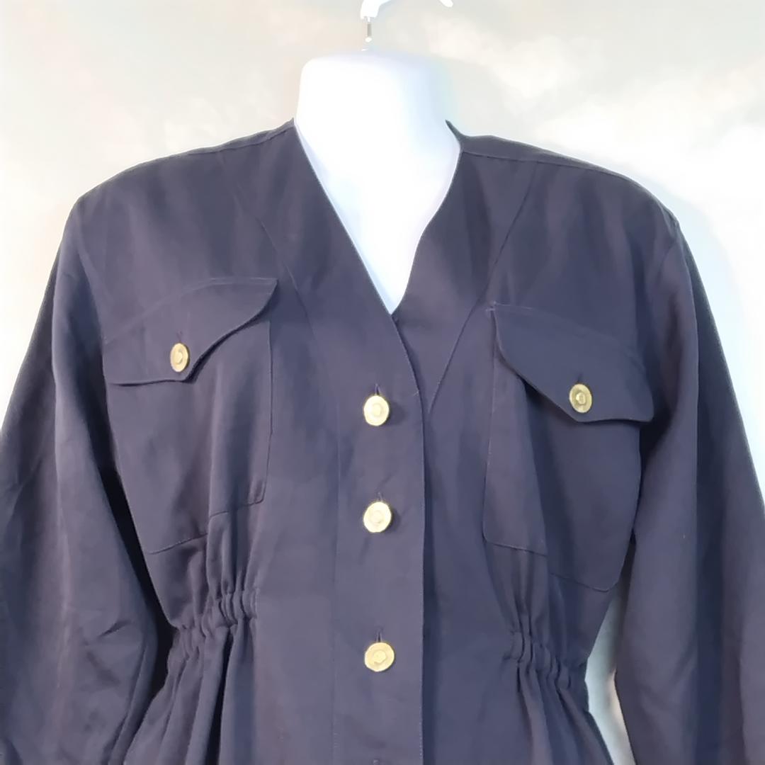 【GUCCI】ワンピース　ヴィンテージ　金ボタン　38 M