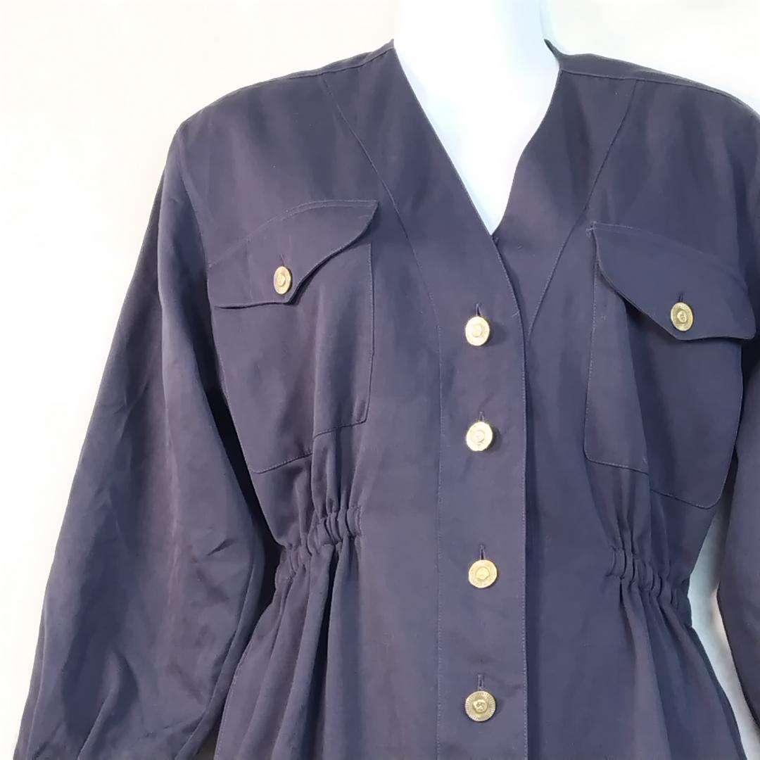 【GUCCI】ワンピース　ヴィンテージ　金ボタン　38 M