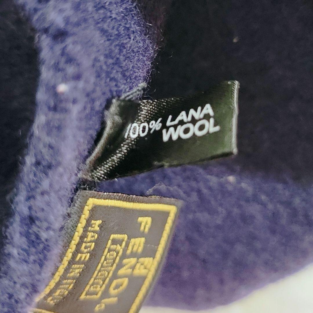ブランドロゴ✨フェンディ/FENDI ラムウール 100% マフラー バイカラー