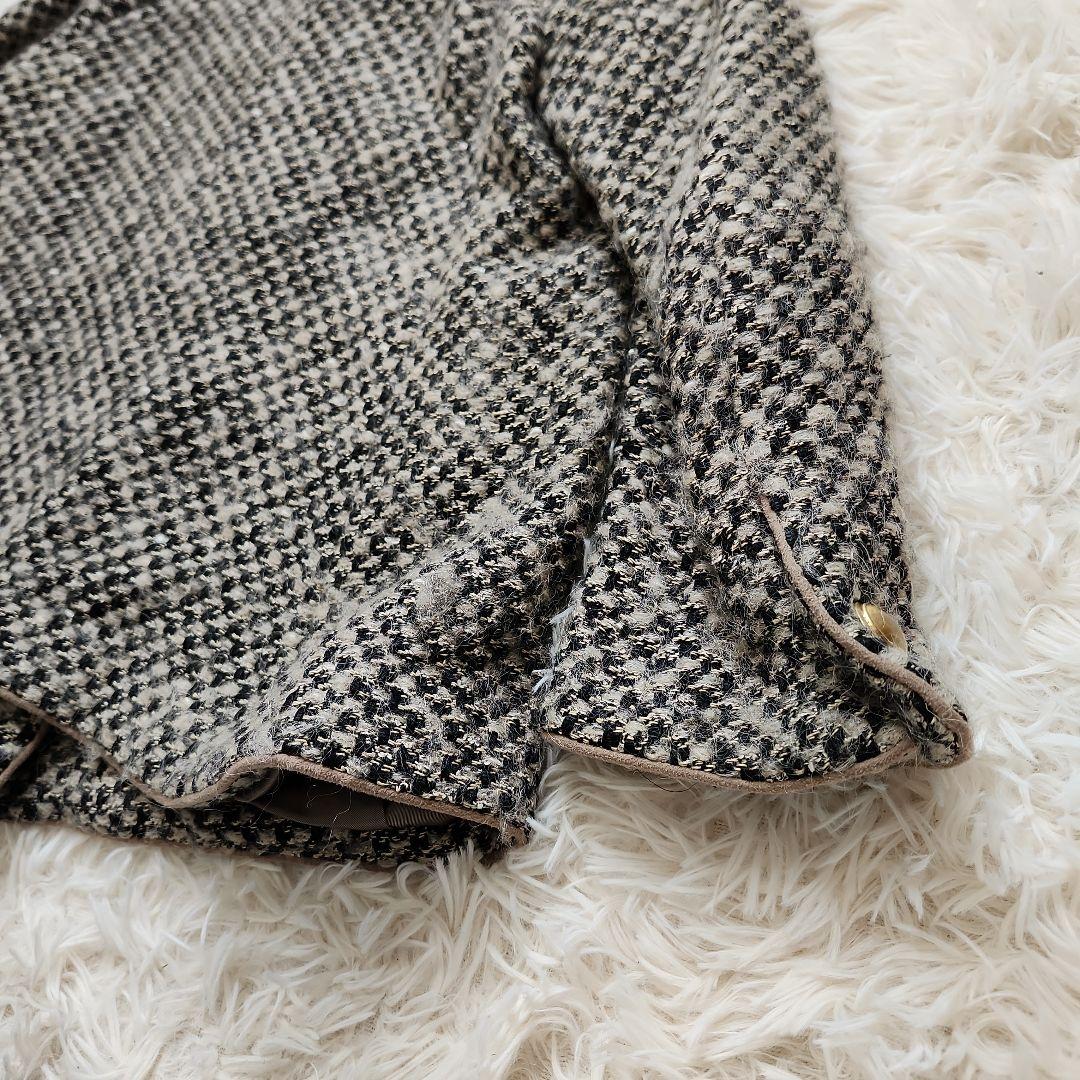 【美品】DEUXIÈME CLASSE チェック柄 テーラードジャケット